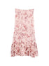 Alice + Olivia Floral Print Maxi Skirt Pink