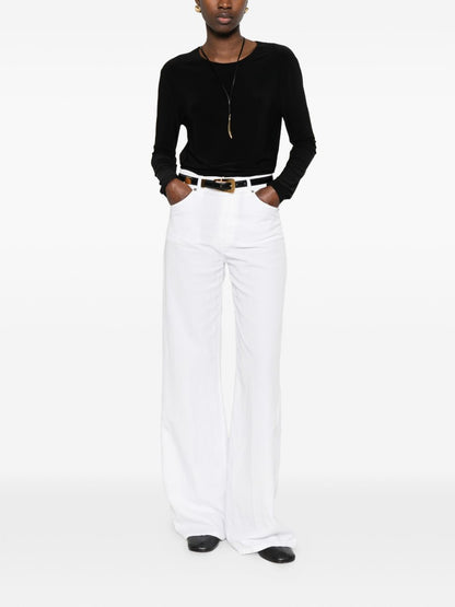 Norma Kamali One-Shoulder Stretch Top Black