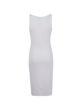 Emporio Armani Sleeveless Cotton Mini Dress White