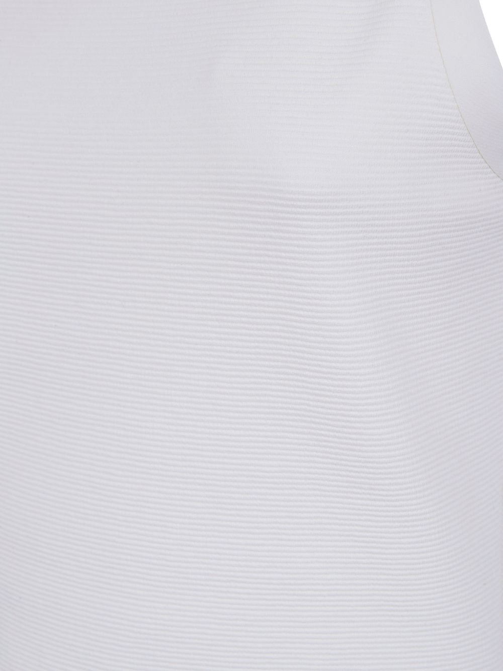 Emporio Armani Sleeveless Cotton Mini Dress White