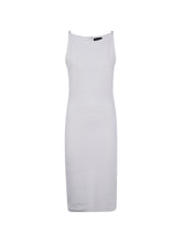 Emporio Armani Sleeveless Cotton Mini Dress White
