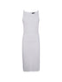 Emporio Armani Sleeveless Cotton Mini Dress White