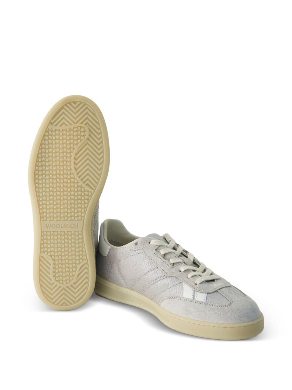 Woolrich Double U Suede Sneakers Grey