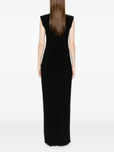 Norma Kamali Sleeveless Fitted Long Dress Black