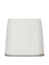 Alice + Olivia Embellished Mini Skirt White White