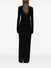 Norma Kamali Long Sleeve High Neck Dress Black black