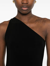 Norma Kamali One-Shoulder Mini Dress Black