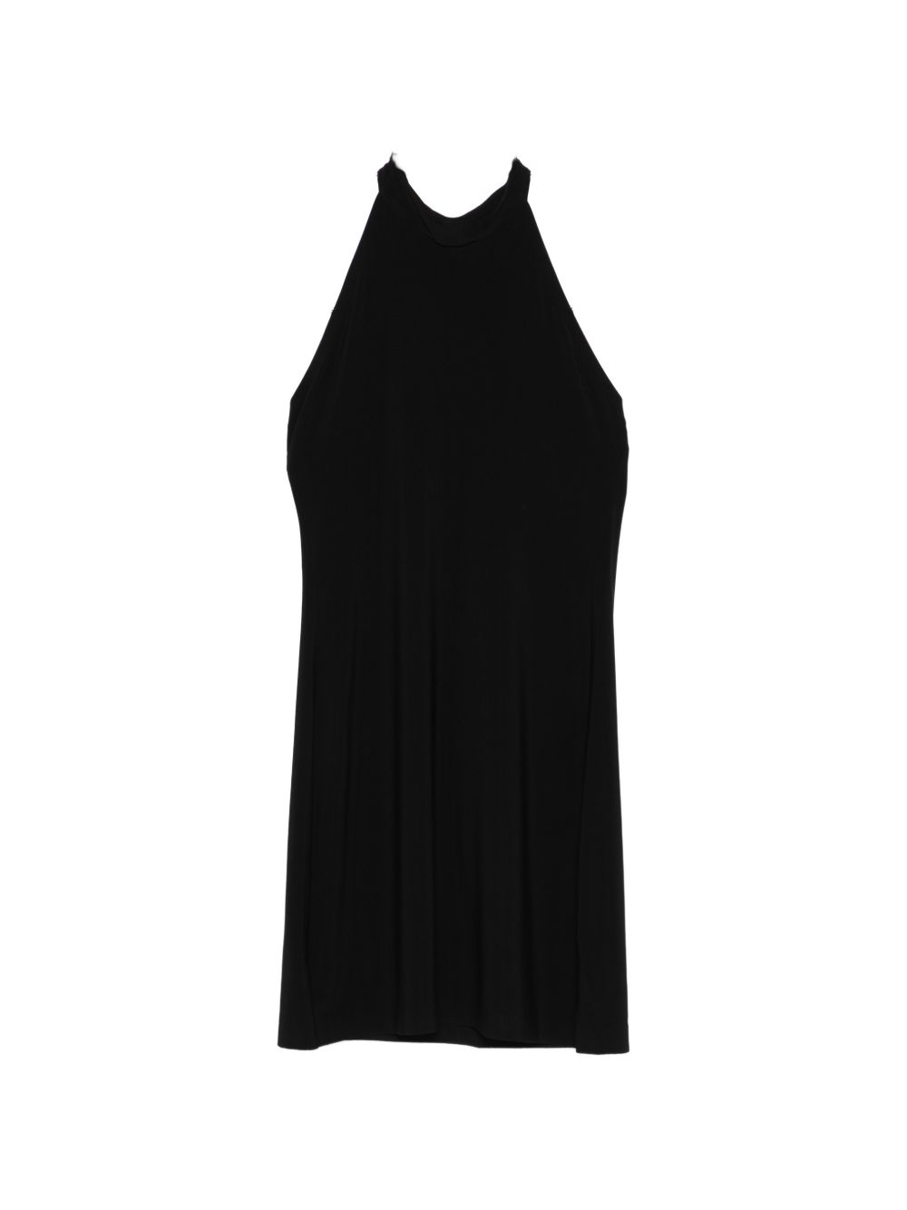 Norma Kamali Halterneck Sleeveless Mini Dress Black black