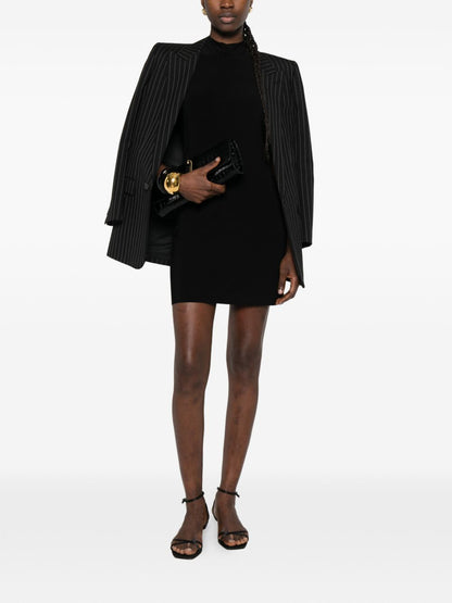 Norma Kamali Halterneck Sleeveless Mini Dress Black black