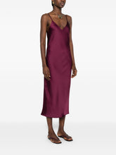 Norma Kamali Spaghetti Strap Slip Dress Purple purple