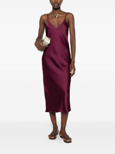 Norma Kamali Spaghetti Strap Slip Dress Purple purple