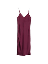 Norma Kamali Spaghetti Strap Slip Dress Purple purple