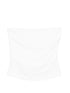 Norma Kamali Ruched Strapless Top White White