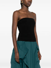 Norma Kamali Ruched Strapless Bandeau Top Black black