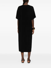 Norma Kamali Short Sleeve Midi Dress Black