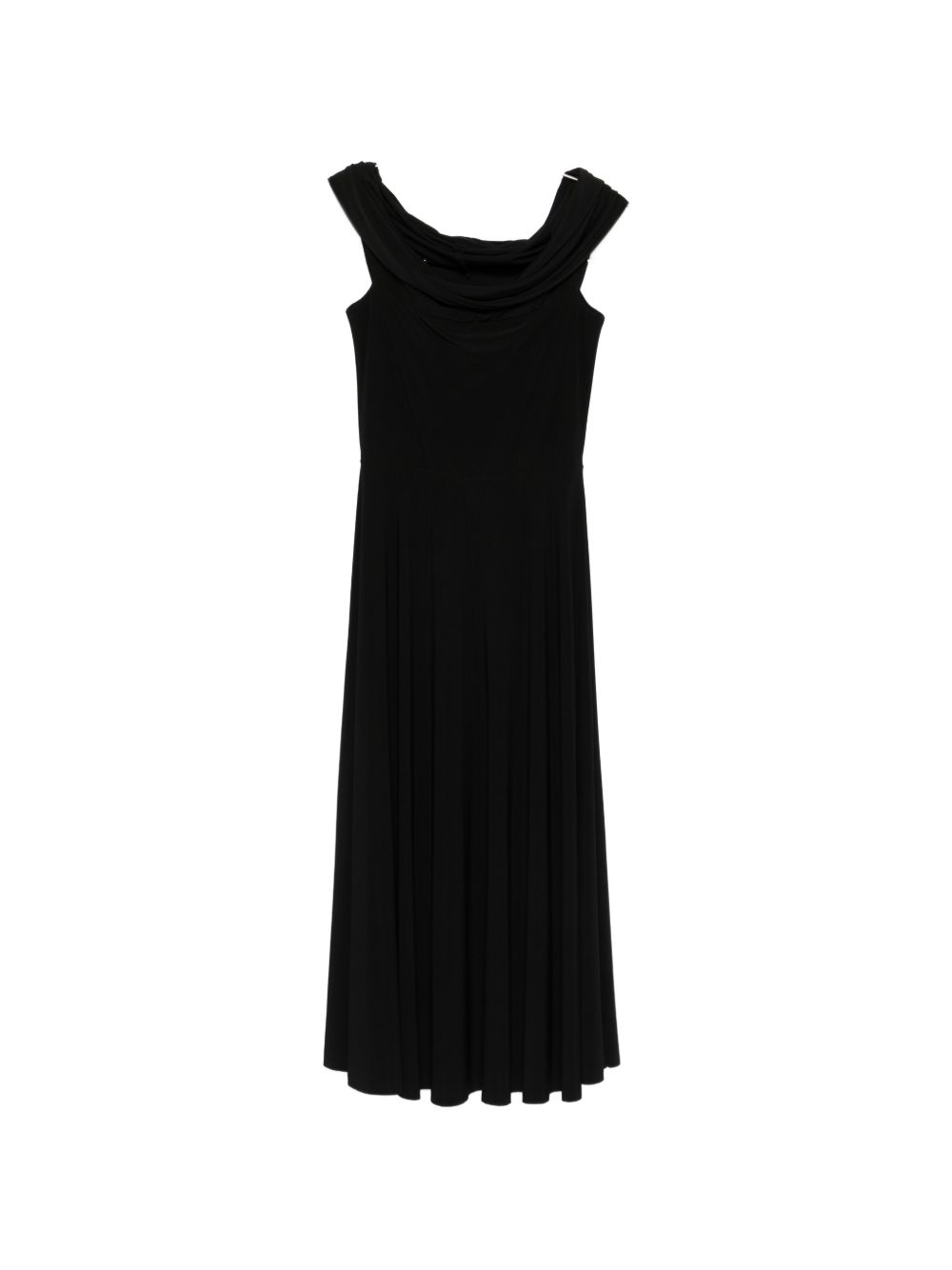 Norma Kamali Sleeveless Midi Dress Black Black