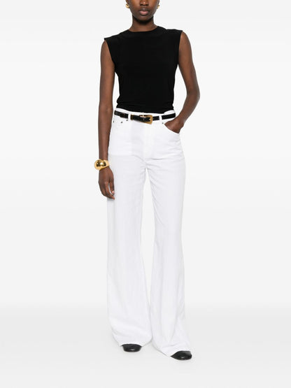 Norma Kamali Sleeveless Fitted Top Black black