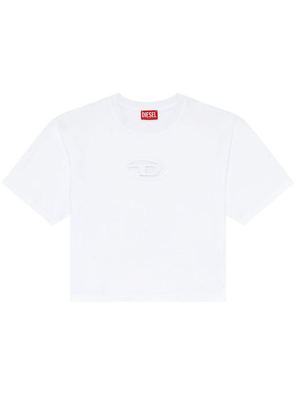 Diesel Oval D Cotton Boxy T-Shirt White