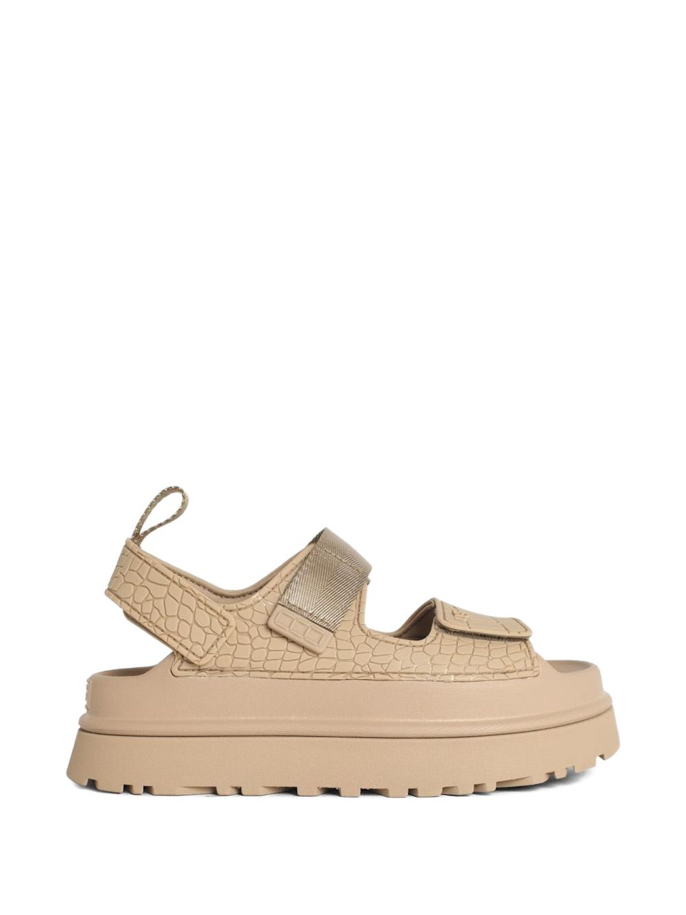 UGG Woman GoldenGlow Embossed Sandals BEIGE