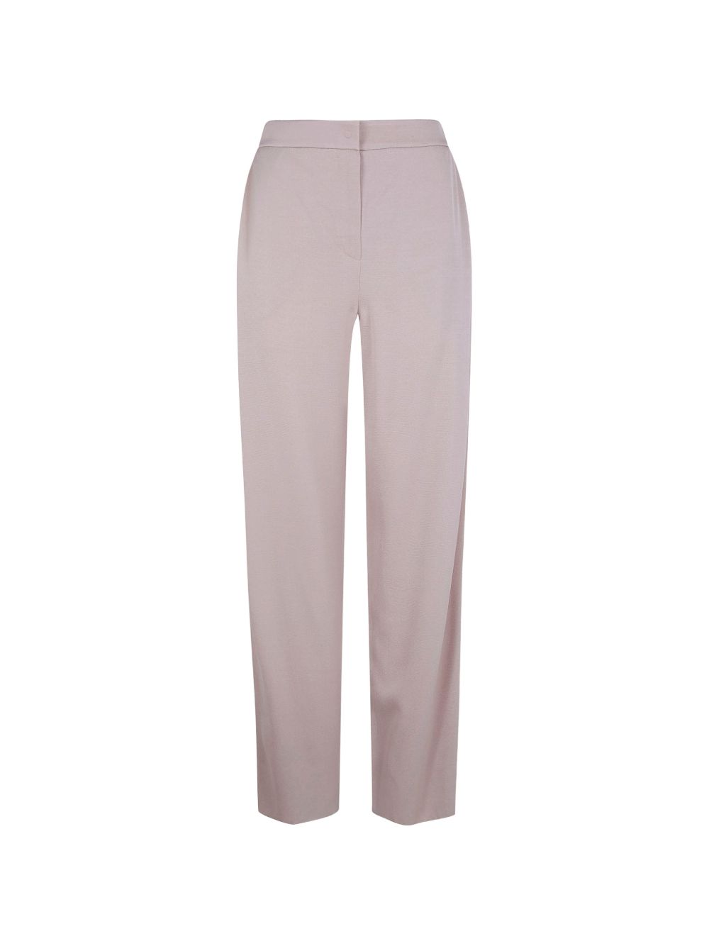 Emporio Armani High-Waisted Pleated Trousers Beige