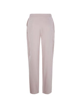 Emporio Armani High-Waisted Pleated Trousers Beige