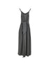 Emporio Armani V-Neck Gathered Mini Dress Grey