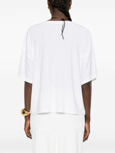 Norma Kamali Crew Neck White T-Shirt White White