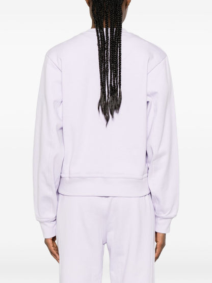 Adidas By Stella McCartney Cotton crewneck sweatshirt LILAC