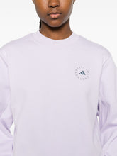 Adidas By Stella McCartney Cotton crewneck sweatshirt LILAC