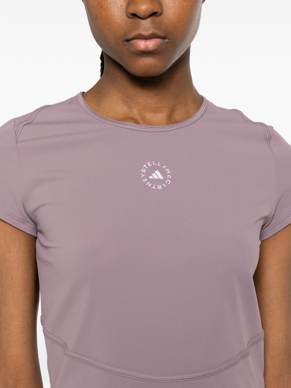 Adidas By Stella McCartney Logo t-shirt LILAC