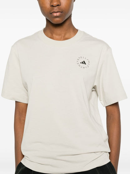 Adidas By Stella McCartney Logo t-shirt BEIGE