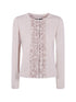 Emporio Armani Ruffled Beige Long Jacket Beige
