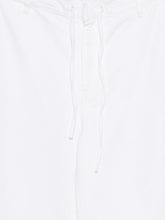 Semicouture Wide Leg Drawstring Trousers White white