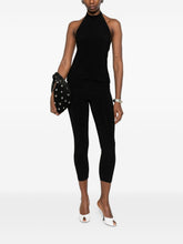 Norma Kamali Halterneck Tie Top Black