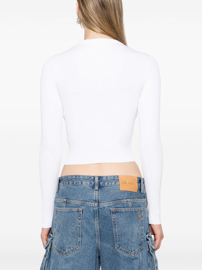 Diesel Sweater Silk Nylon White white