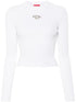 Diesel Sweater Silk Nylon White white