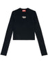 Diesel Silk Nylon Sweater Black