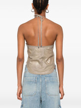 Diesel Silk Blend Sleeveless Top Golden golden