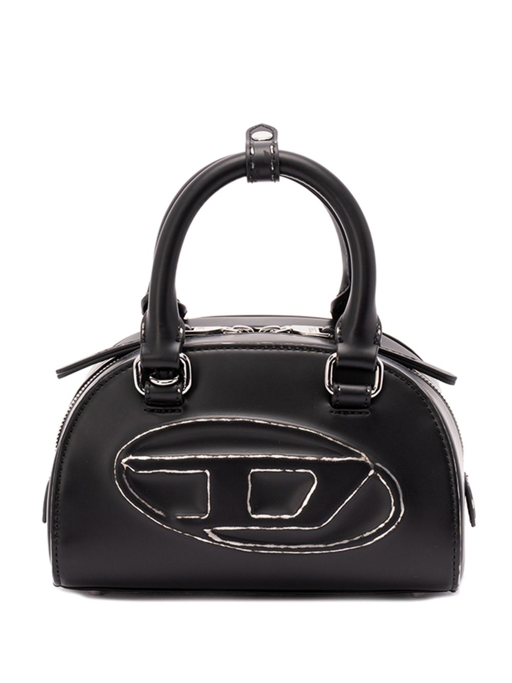 Diesel 1DR Dome Crossbody Bag Black