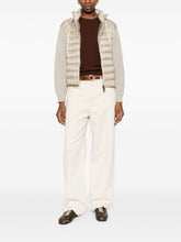 HERNO Quilted High-Neck Zip Jacket Powder powder