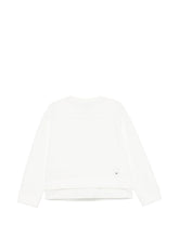 Emporio Armani Capsule Layered Hem Sweater White