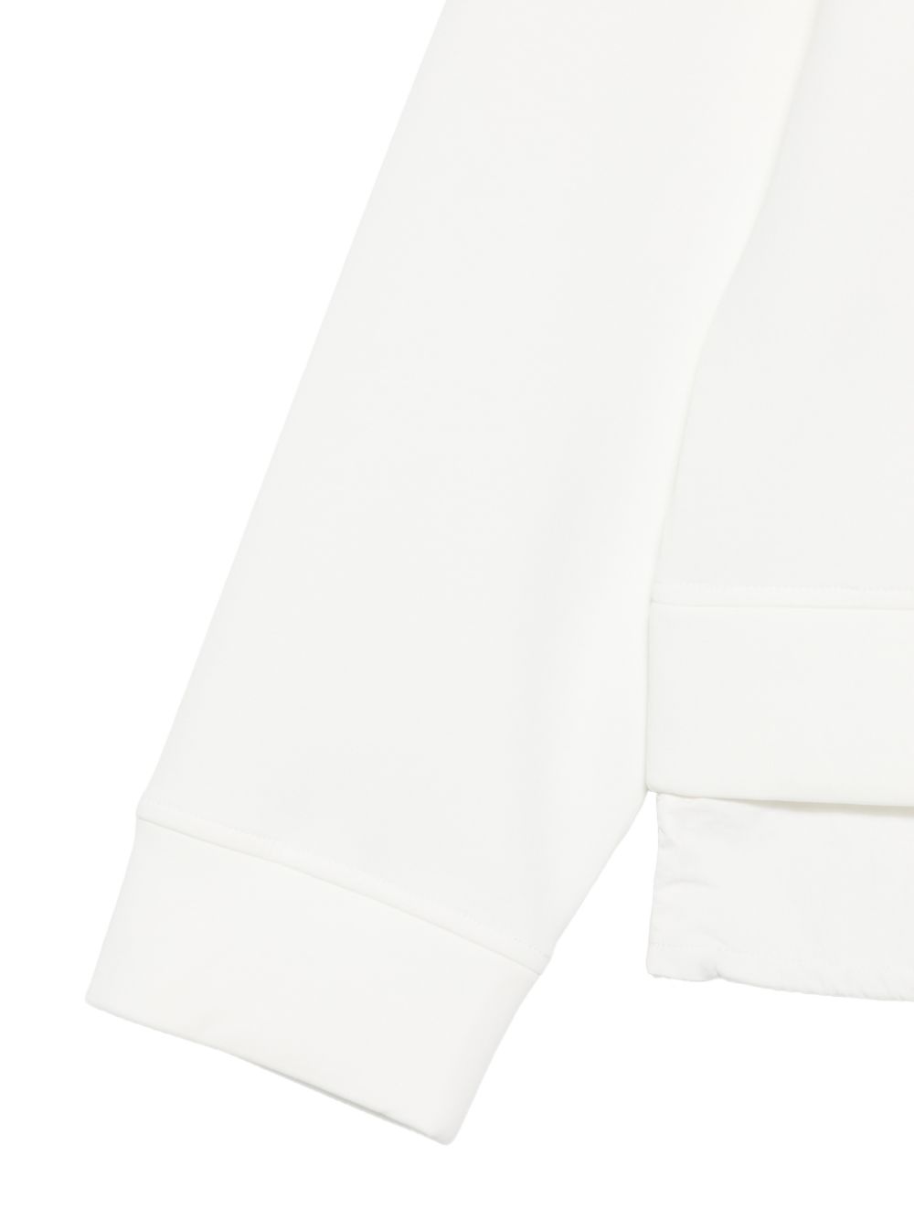 Emporio Armani Capsule Layered Hem Sweater White