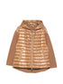 HERNO Padded Hooded Coat Camel camel
