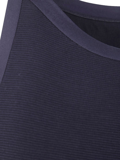 Emporio Armani Cotton Mini Dress Black