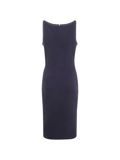 Emporio Armani Cotton Mini Dress Black