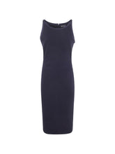 Emporio Armani Cotton Mini Dress Black