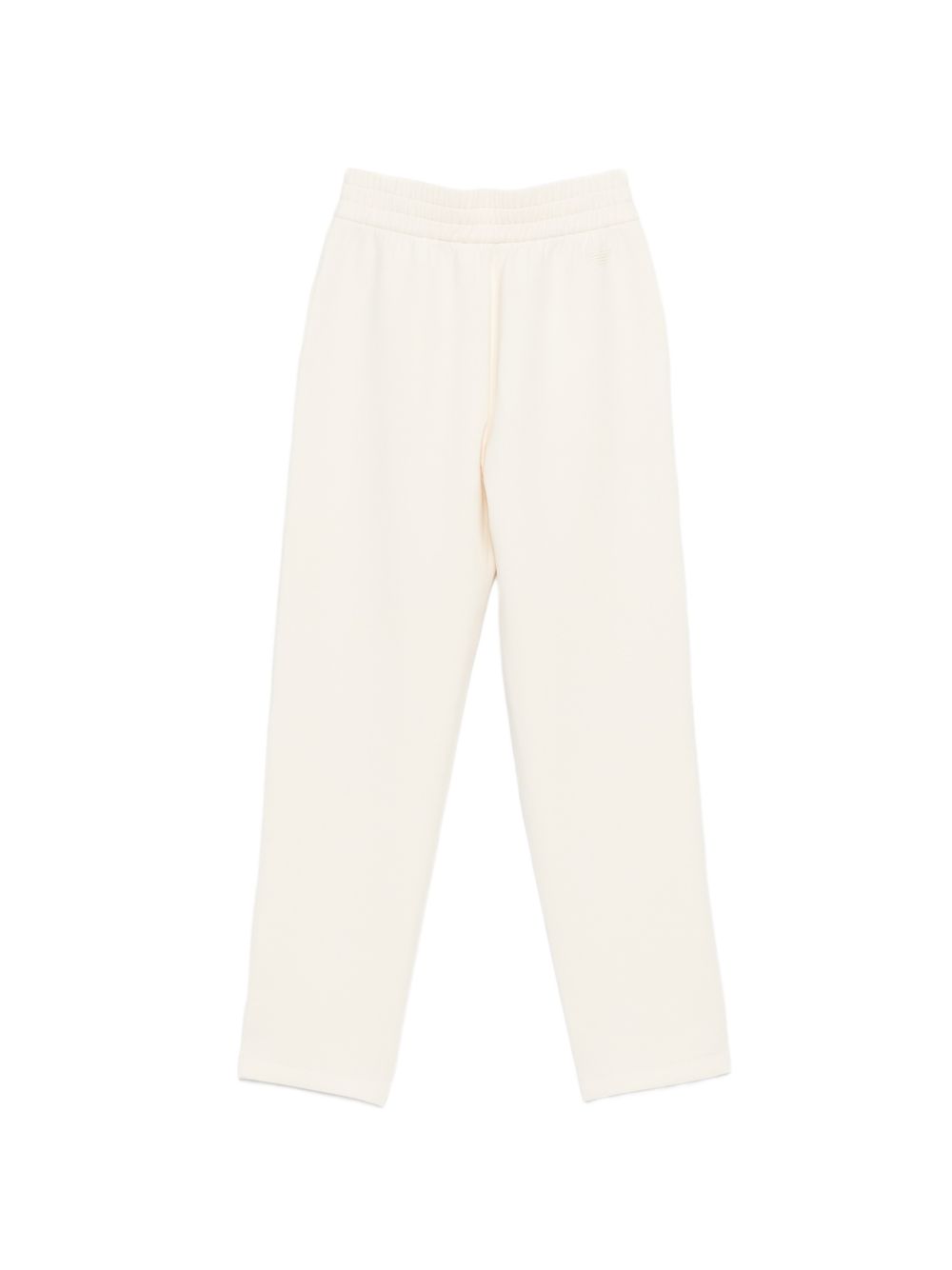 Emporio Armani Cotton Trousers Off White Beige