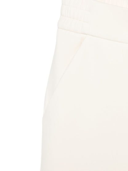 Emporio Armani Cotton Trousers Off White Beige