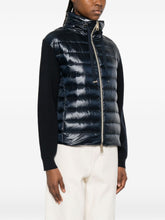 herno quilted zip jacket blue blue