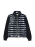 herno quilted zip jacket blue blue